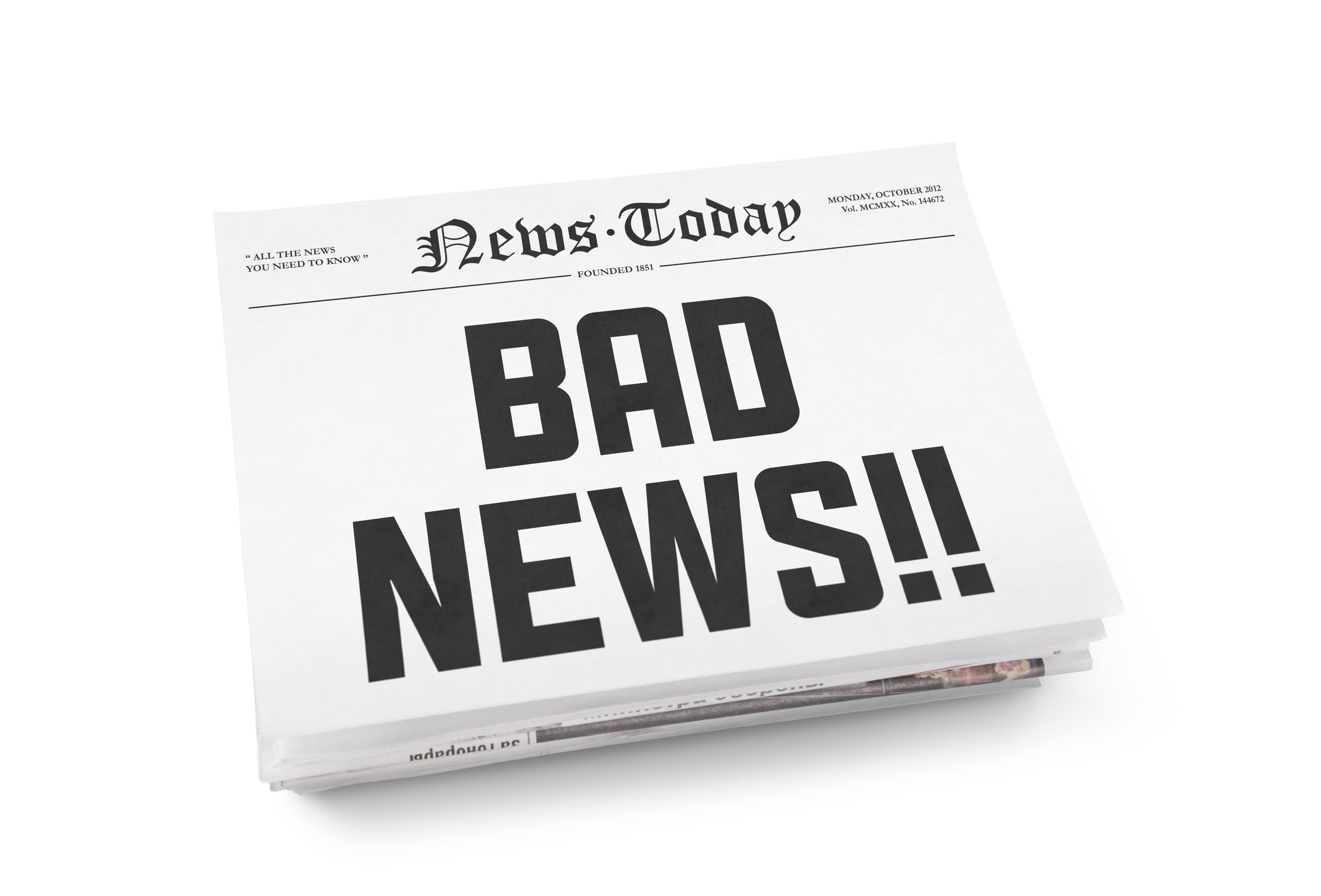 bad news clipart - photo #5