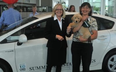 Summit Assistance Dogs Receives New 2011 Prius from Foothills Toyota