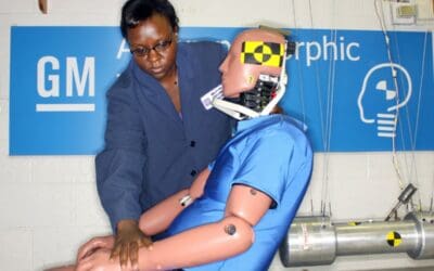 GM Leads Industry Evaluation of Rear Impact Crash Dummy