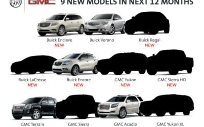 Nine New Models in Next 12 Months for Buick and GMC