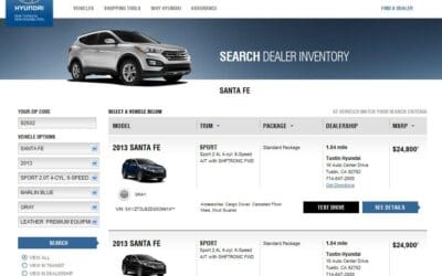 Hyundai Launches New Inventory Search Tool on HyundaiUSA.com