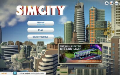 Nissan LEAF Brings Electric Cars to SimCity™