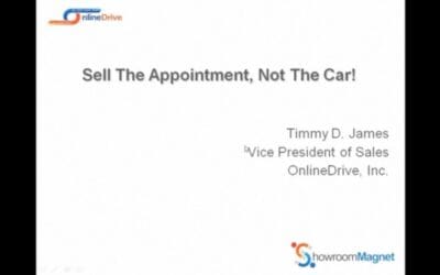 Sell the Appointment, Not the Car!