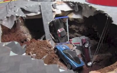 Sinkhole Swallows Pricey Corvettes at Hallowed Museum