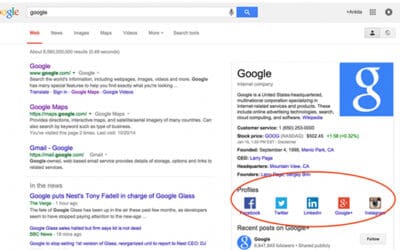Google Adds Social Profile Links in Knowledge Graph
