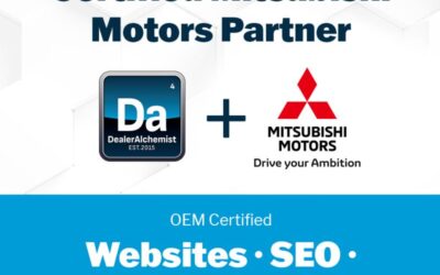 Dealer Alchemist Certified as Official Mitsubishi Motors North America Dealer Digital Partner