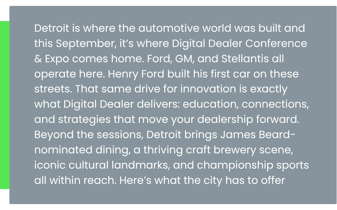 DDE262 Detroit-Hub Intro Statement